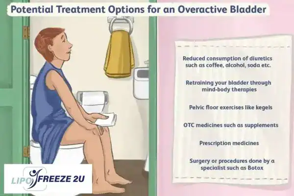 image of woman on toilet because of an overactive bladder Isleworth