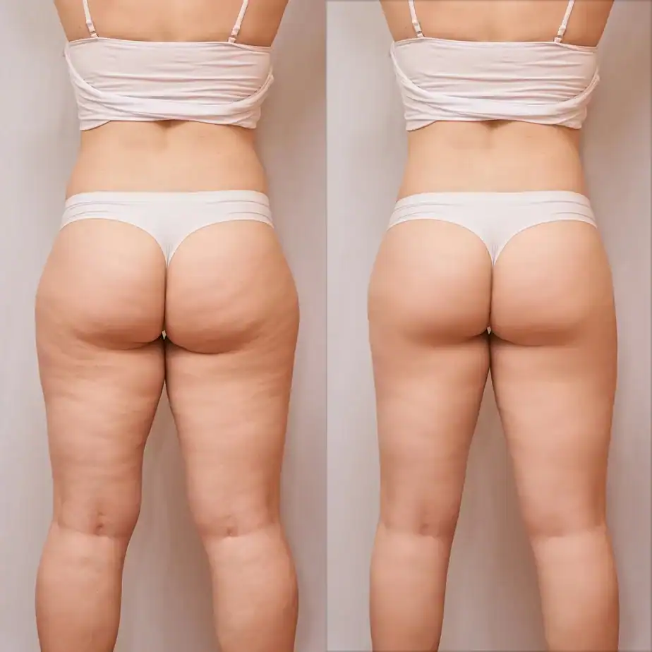 Before & After inner thighs toning treatment Isleworth results