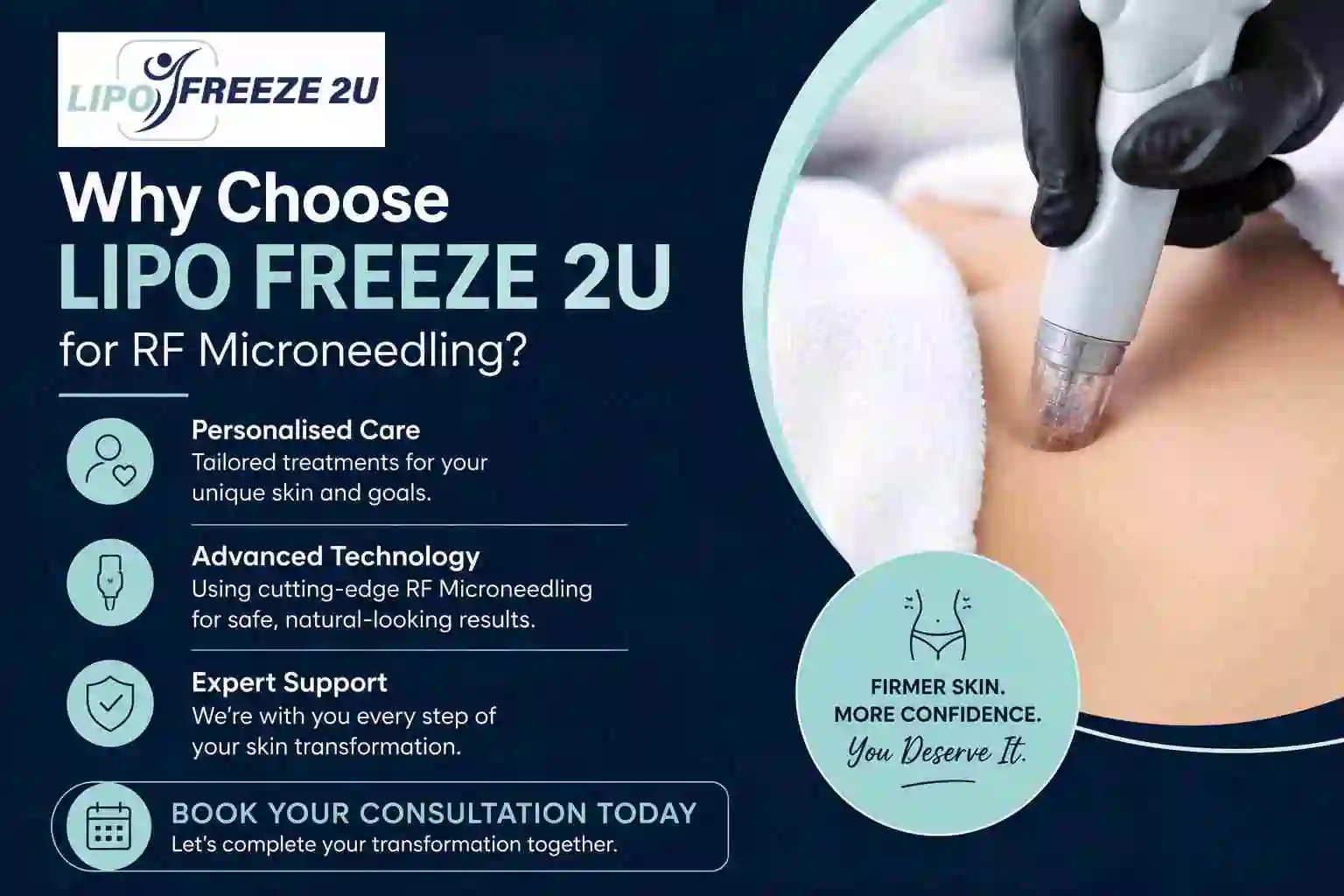 Why Choose LIPO FREEZE 2U for RF Microneedling Isleworth?